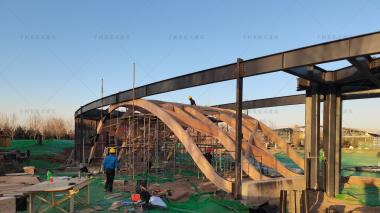 千樹(shù)承建河北園博園木結(jié)構(gòu)建筑在建中，敬請(qǐng)期待成品！